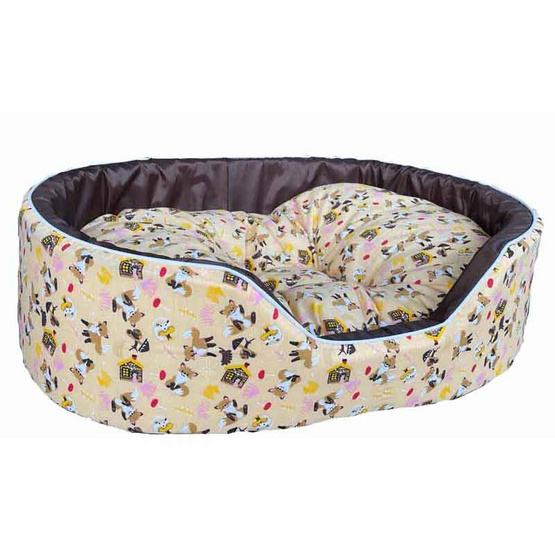 LD PET BED เบาะวงรีเปิดข้าง