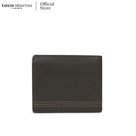 Louis Montini กระเป๋าสตางค์ผู้ชายหนังวัวแท้ (มีช่องใส่เหรียญ) Men's Wallet TTM030-TTM031