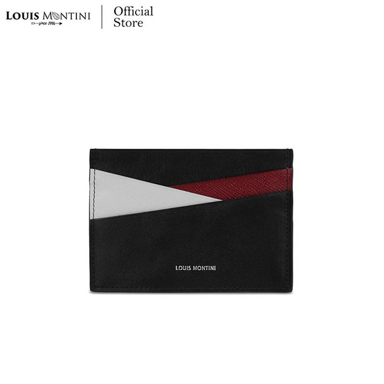 Louis Montini Cowhide กระเป๋าใส่บัตร Credit Card Holder WK16