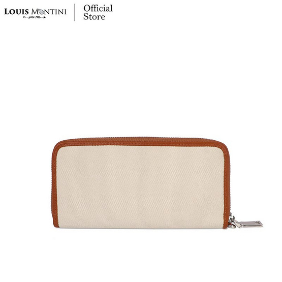 Louis Montini (Canvas D' automne) กระเป๋าสตางค์ผู้หญิง กระเป๋าคล้องมือ WL53-01