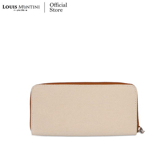 Louis Montini (Canvas D' automne) กระเป๋าสตางค์ผู้หญิง กระเป๋าคล้องมือ WL53-02