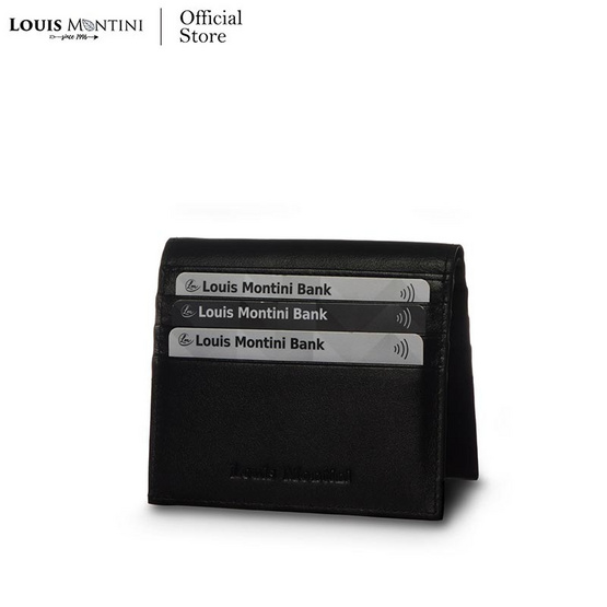 Louis Montini Cowhide Credit Card Holder กระเป๋าเก็บบัตร หนังวัวแท้ WK23