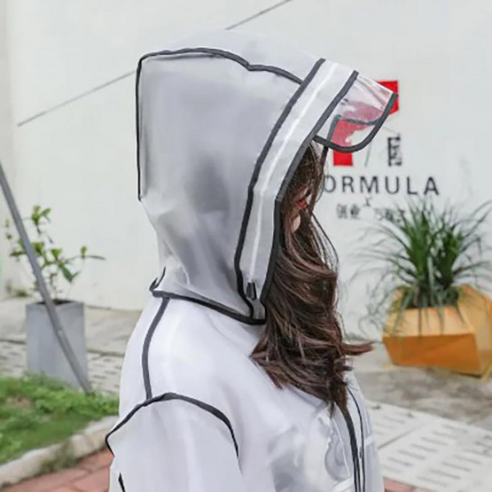 Rain coat Korean Style Strap Tube ชุดกันฝน เสื้อคลุมกันฝน Size 2XL