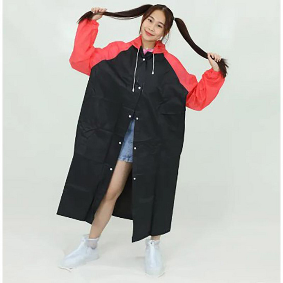 Rain coats ชุดกันฝนทูโทน Color Free Size