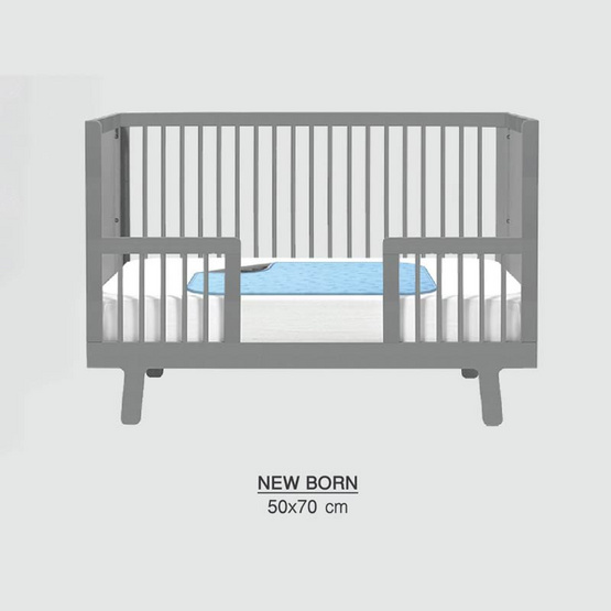 SUPER SORBER ผ้ารองซับปัสสาวะ รุ่น Newborn สำหรับเด็กแรกเกิด สีฟ้า (50x70 ซม.)