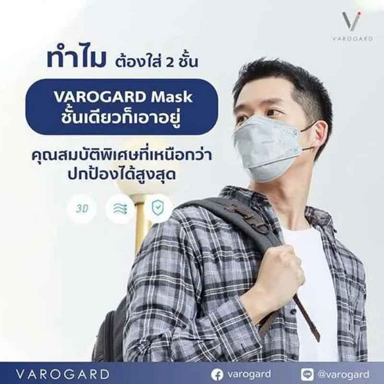 Varogard หน้ากากป้องกันฝุ่น Comfort fit