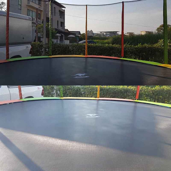 Sanook Trampoline แทรมโพลีนที่กระโดด สปริงบอร์ดยี่ห้อจิงโจ้ 16 ฟุต(480 ซม.)