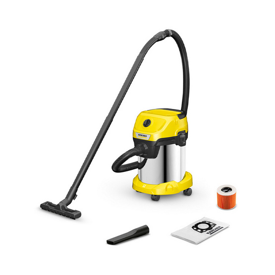 Karcher เครื่องดูดฝุ่นแบบเปียกและแห้ง 17 ลิตร รุ่น WD 3 P S V-17/4/20 *EU