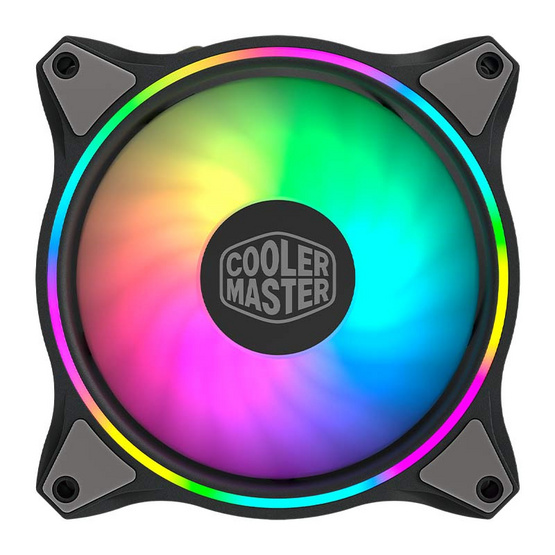 Cooler Master พัดลมติดเคส MasterFan MF120 Halo 3in1 ARGB