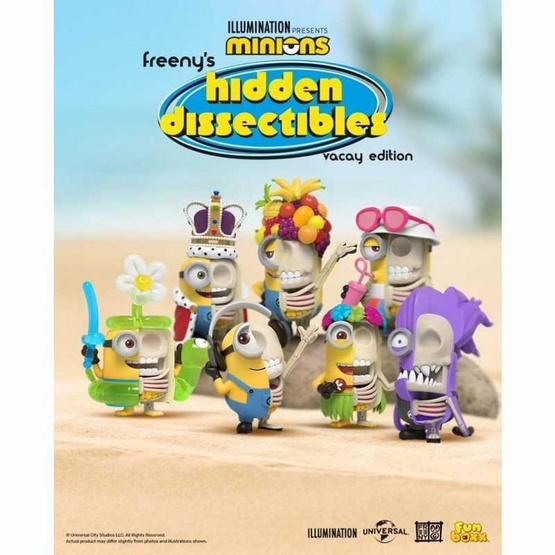 Toytopia FHD: Dissectibles Minions Series 1 (Vacay Edition) by Mighty Jaxx (1 PC คละสี คละลาย) Toytopia FHD: Dissectibles Minions Series 1 (Vacay Edition) by Mighty Jaxx (1 PC คละสี คละลาย)