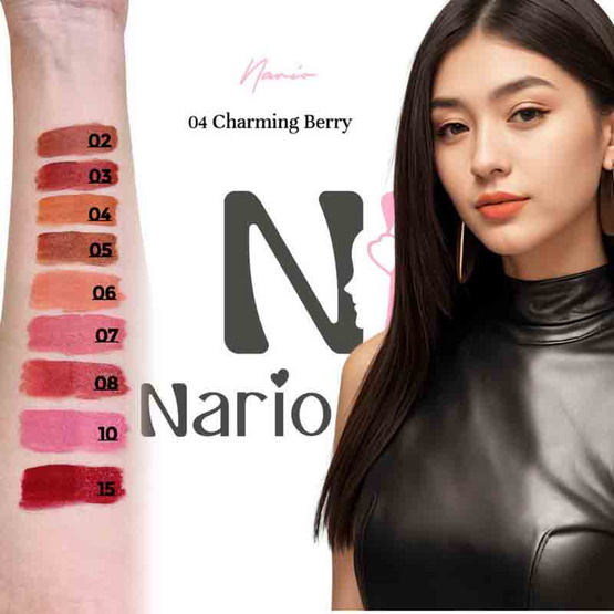 Nario Llarias ลิปสติก Miss Kissy Fruity Matte Lip 2.7กรัม