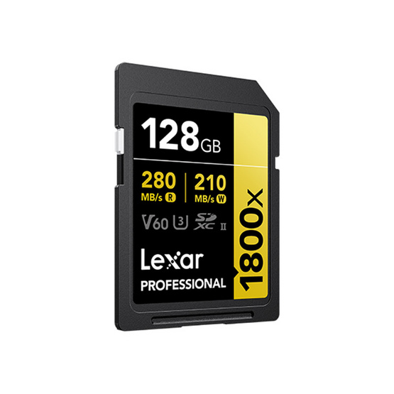 Lexar เมมโมรี่การ์ด Professional 1800x SDXC UHS-II U3 V60 128 GB