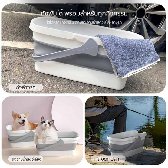 Randy Foldable Bucket ถังน้ำพับได้