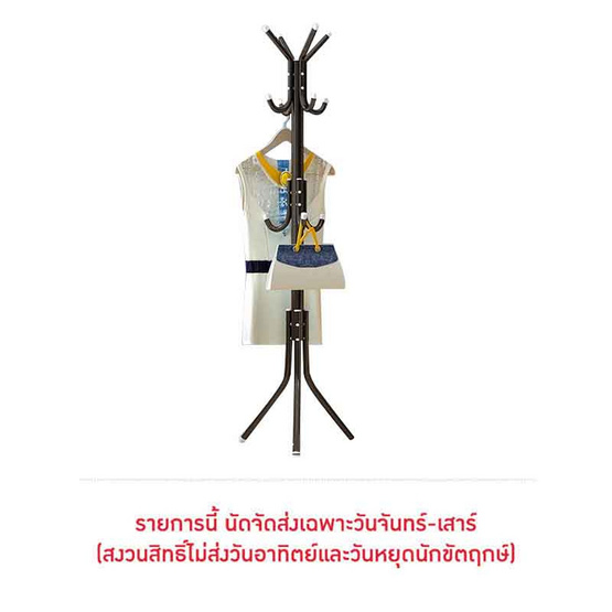 ESPACIO Hanging Pole Rack ราวแขวนผ้า เสาแขวน AXENT 12 HOOX