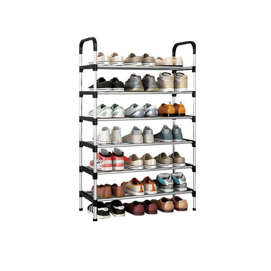 ESPACIO MAX Multi Layer Shoes Rack Storage ชั้นวางรองเท้า อเนกประสงค์ สีดำ