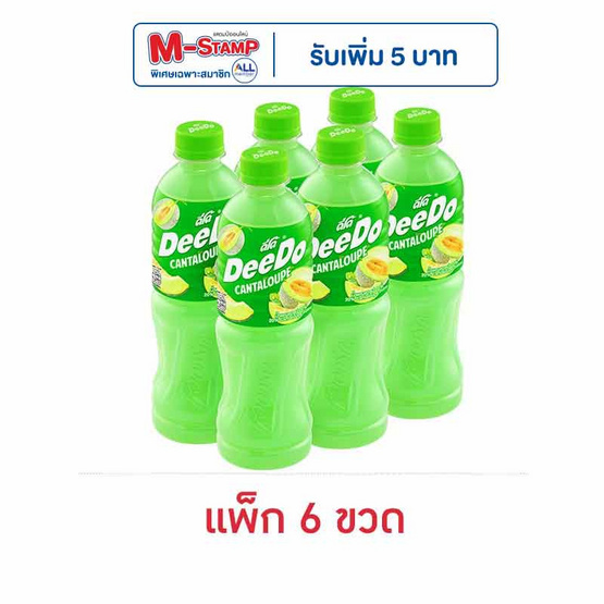 ดีโด้ น้ำแคนตาลูป 450 มล. (แพ็ก 6 ขวด)