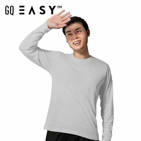 GQ Easy เสื้อยืด กัน UV แขนยาว สีเทา GQ Easy เสื้อยืด กัน UV แขนยาว สีเทา