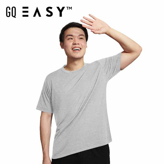 GQ Easy เสื้อยืด กัน UV สีเทา