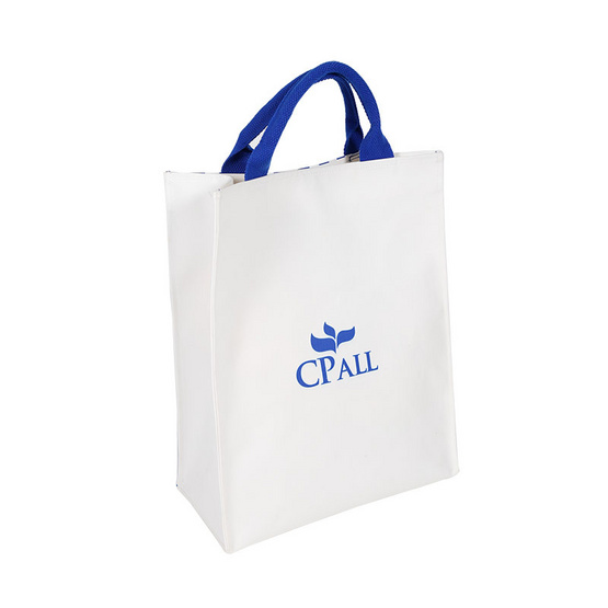 CP ALL กระเป๋าผ้าแคนวาสพิมพ์ลาย CP ALL Size M