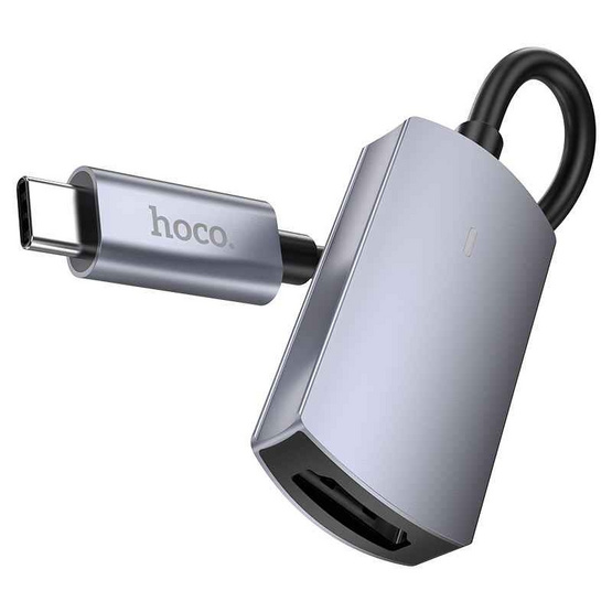 Hoco อุปกรณ์แปลงสัญญาณ รุ่นUA20 Metal gray