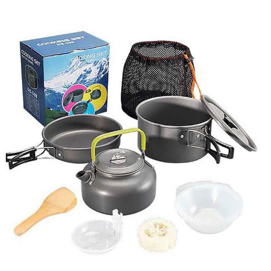 Thai sun sport ชุดหม้อสนาม อุปกรณ์แคมป์ปิ้ง รุ่น CP0014 Thai sun sport ชุดหม้อสนาม อุปกรณ์แคมป์ปิ้ง รุ่น CP0014
