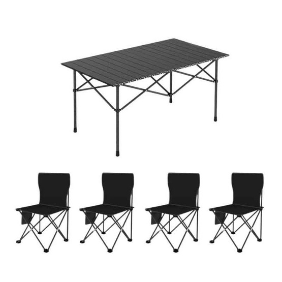Thai sun sport ชุดโต๊ะเก้าอี้สนาม เก้าอี้แคมปิ้ง รุ่น CP0029 (โต๊ะ1 เก้าอี้4)