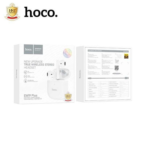 Hoco หูฟังบลูทูธแบบ True Wireless รุ่น EW19 Plus