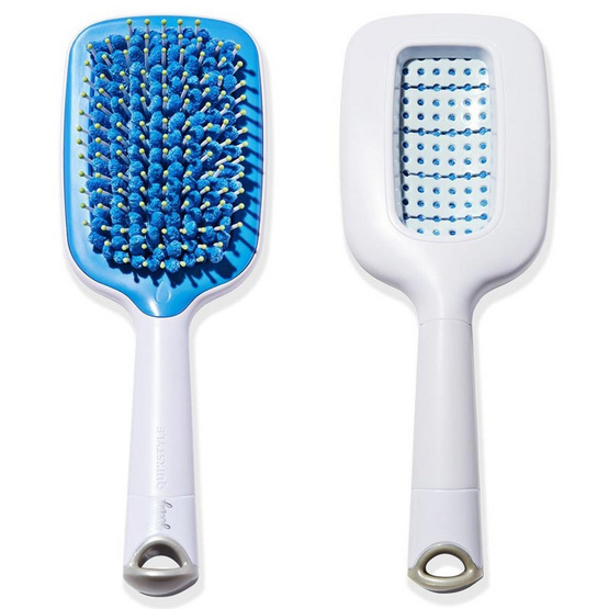 Goody หวีแปรงซับน้ำ (08994) Quikstyle Flow Paddle Brush (สีขาว-ฟ้า)