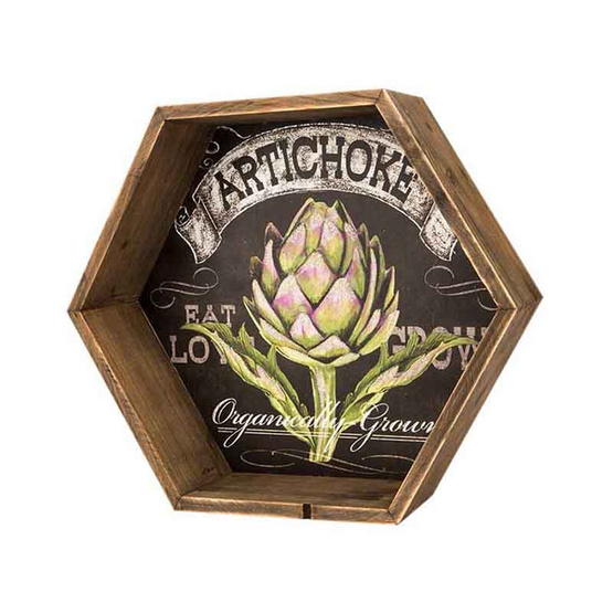 Rina Hey กล่องเก็บของ ARTICHOKE ไม้ธรรมชาติ