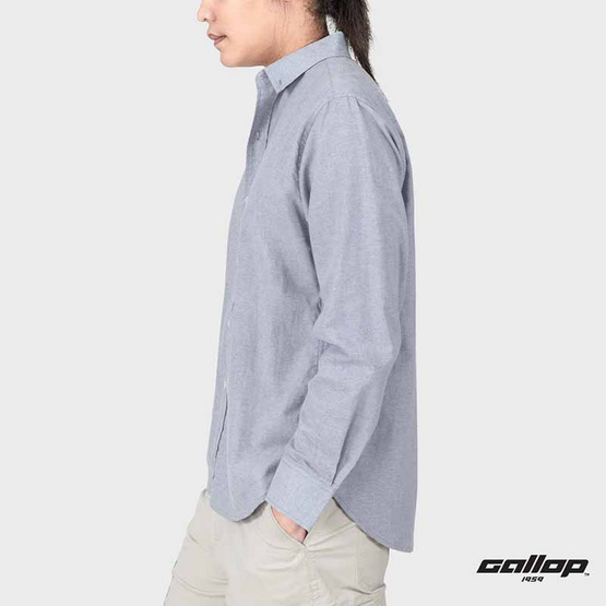 GALLOP1959 OXFORD CASUAL SHIRT เสื้อเชิ๊ตแขนยาว ผ้า OXFORD รุ่น GW9030