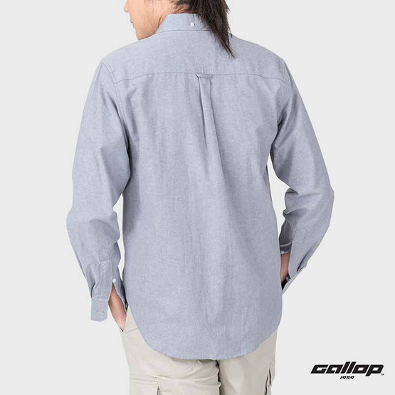 GALLOP1959 OXFORD CASUAL SHIRT เสื้อเชิ๊ตแขนยาว ผ้า OXFORD รุ่น GW9030