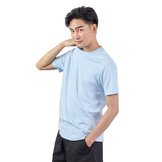 M2S Lifestyle เสื้อยืดคอกลมชาย ฟ้ายามเช้า