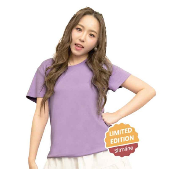 M2S Lifestyle เสื้อยืดคอกลมหญิง ม่วงไลแลค M2S Lifestyle เสื้อยืดคอกลมหญิง ม่วงไลแลค