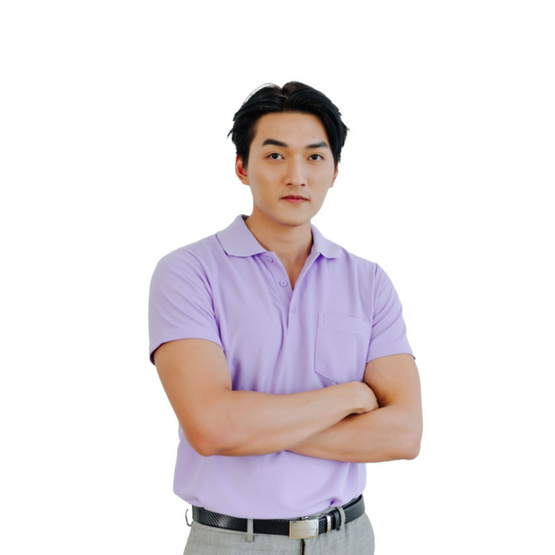 HAPPY TEE เสื้อโปโล มีกระเป๋า แขนสั้น HAPPY TEE เสื้อโปโล มีกระเป๋า แขนสั้น