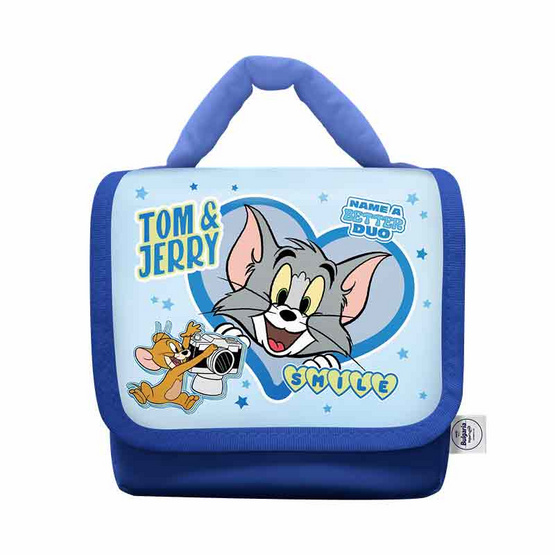 โยเกิร์ตพร้อมดื่มเมจิบัลแกเรีย 150 มล. แพ็ก 6  รสสตรอเบอร์รี ฟรีกระเป๋า Tom&Jerry (คละสี/ลาย)