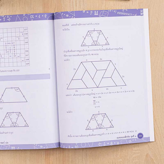 หนังสือ ตะลุยโจทย์ สสวท. คณิตศาสตร์ ป.6