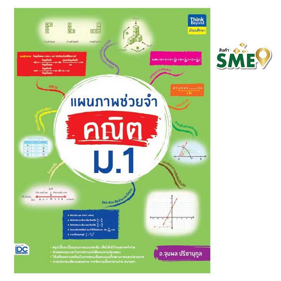 หนังสือ แผนภาพช่วยจำ คณิต ม.1