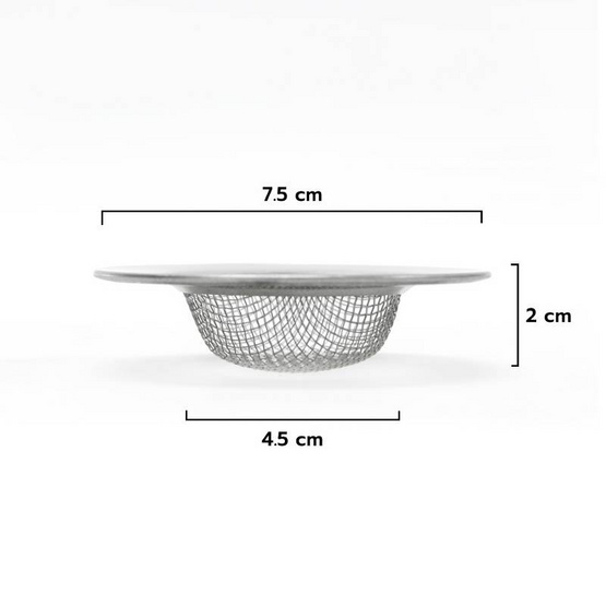RRS ที่กรองเศษอาหาร กรองซิงค์ ขนาด 7.5 ซม. รุ่น A-124