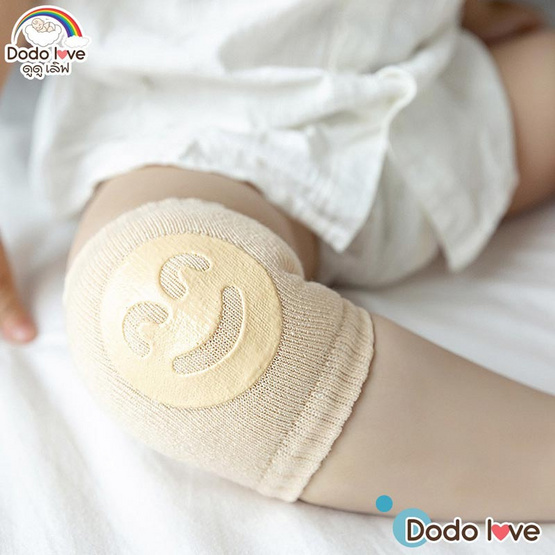 DODOLOVE สนับเข่าเด็ก สำหรับเด็กน้อยหัดคลาน สีเขียว