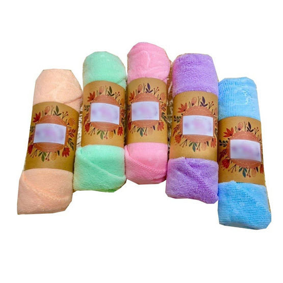 ผ้าขนหนู คละสี 100 ชิ้น ผ้าขนหนู คละสี 100 ชิ้น