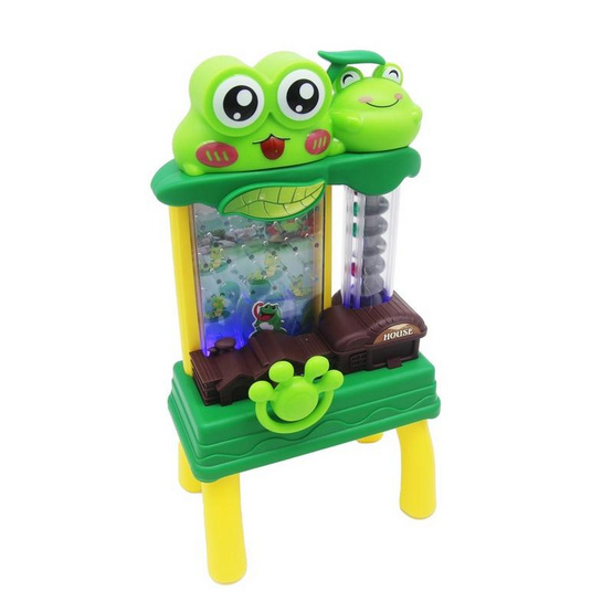 SR Toy เกมพินบอลกบน้อย Adventure of Bean-Eating Frog 1ชิ้น (คละสี)