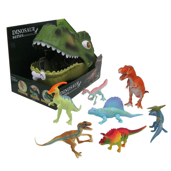 SR Toy ชุดโมเดลไดโนเสาร์ Dinosaur Series Receive Pull Wire Sliding 1ชิ้น (คละสี) SR Toy ชุดโมเดลไดโนเสาร์ Dinosaur Series Receive Pull Wire Sliding 1ชิ้น (คละสี)