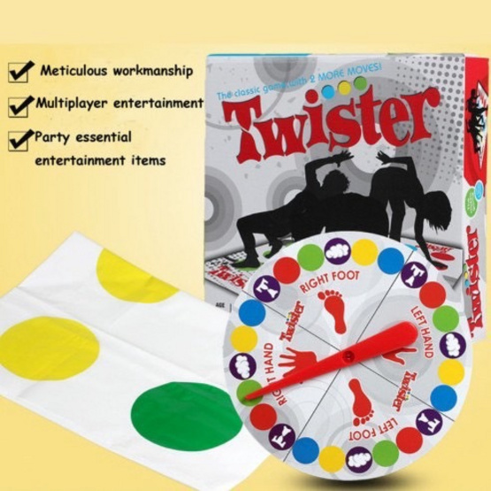 SR Toy เกมบอดี้ทวิสเตอร์ หมุนแล้วบิด Twister Board Game 1ชิ้น