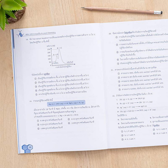 หนังสือ พิชิต 100 คะแนนเต็ม A-Level Chemistry