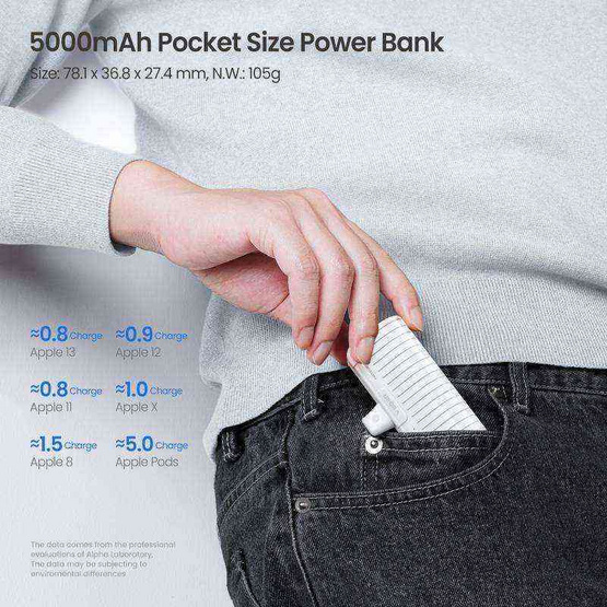 Veger Power Bank ไร้สาย 5000 mAh รุ่น P5-L Pro