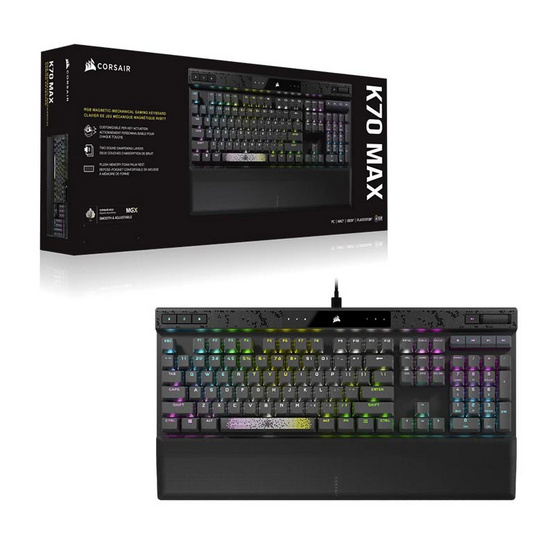 Corsair คีย์บอร์ดเกม รุ่น K70 MAX (CH-910961G-NA)