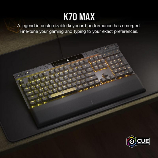 Corsair คีย์บอร์ดเกม รุ่น K70 MAX (CH-910961G-NA)