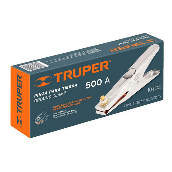 TRUPER คีมจับสายดิน 500 แอมป์