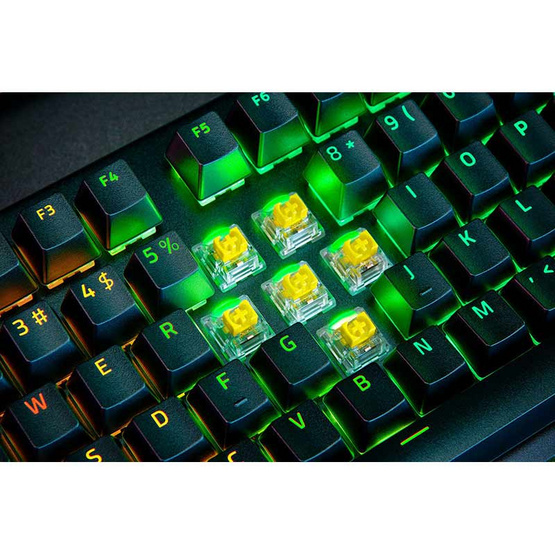 Razer คีย์บอร์ดเกม BlackWidow V4 Pro Yellow Switch (THAI)