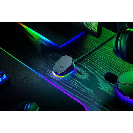 Razer แท่นชาร์จเมาส์ไร้สายพร้อมตัวรับส่งสัญญาณ Dock Pro